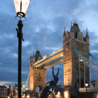 Tower Bridge with Lamp Post